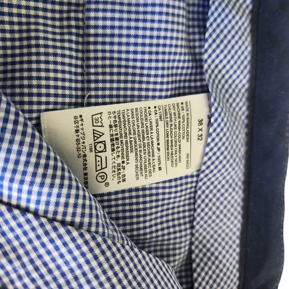 Banana Republic Factory Mens Non Iron Tailored Slim Fit Chino Pants Size 38 X 32 - Picture 9 of 14